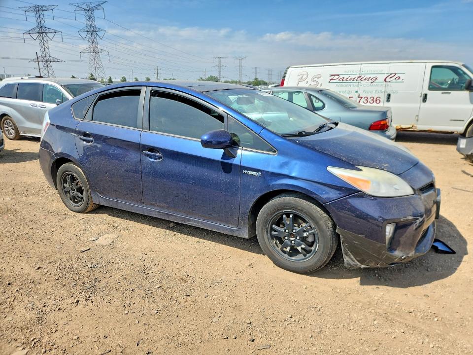 2012 Toyota Prius VIN JTDKN3DU0C1532789 COPART salvage auction — FRONT END, Il - Salvage Certificate, sold $525 on 2026-07-14 (photo 4)