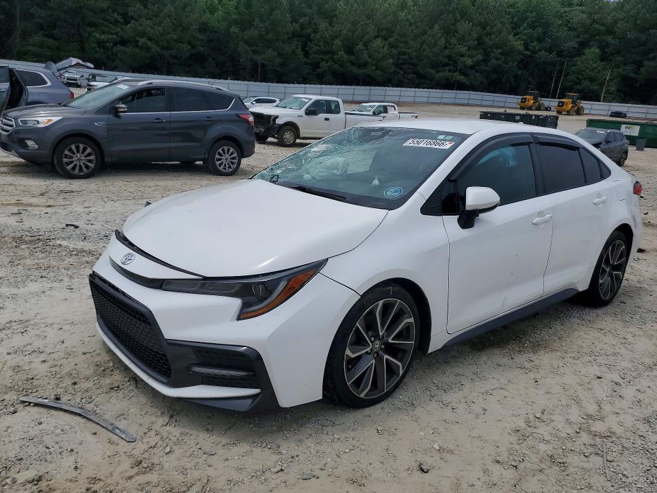 2022 Toyota Corolla VIN 5YFS4MCE7NP111475 COPART salvage auction — FRONT END, Ga - Cert Of Title-Salvage, sold $3,450 on 2026-07-08 (photo 1)