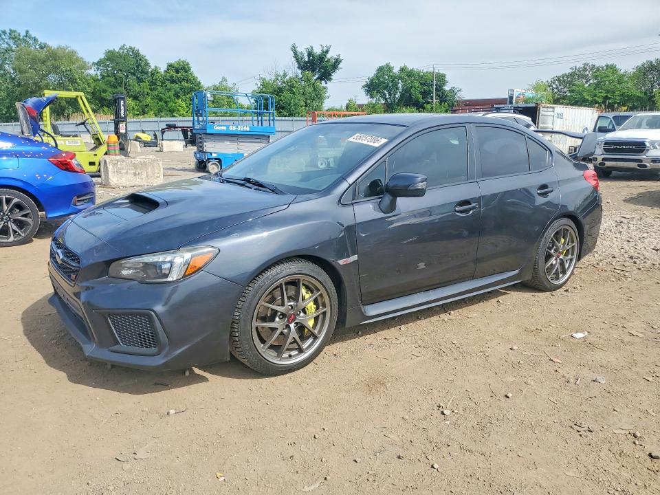 2018 Subaru Wrx VIN JF1VA2W61J9828426 COPART salvage auction — HAIL, Il - Salvage Certificate, sold $9,100 on 2026-07-08 (photo 1)