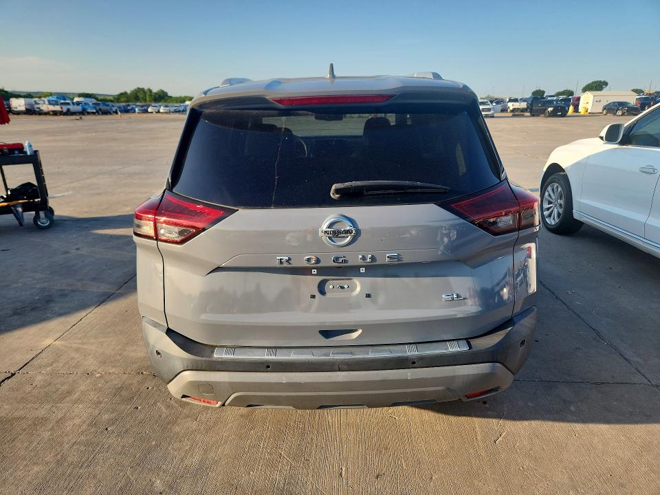 2021 Nissan Rogue VIN 5N1AT3CA8MC807240 COPART salvage auction — FRONT END, Tx - Salvage Vehicle Title, sold $8,900 on 2026-07-02 (photo 6)