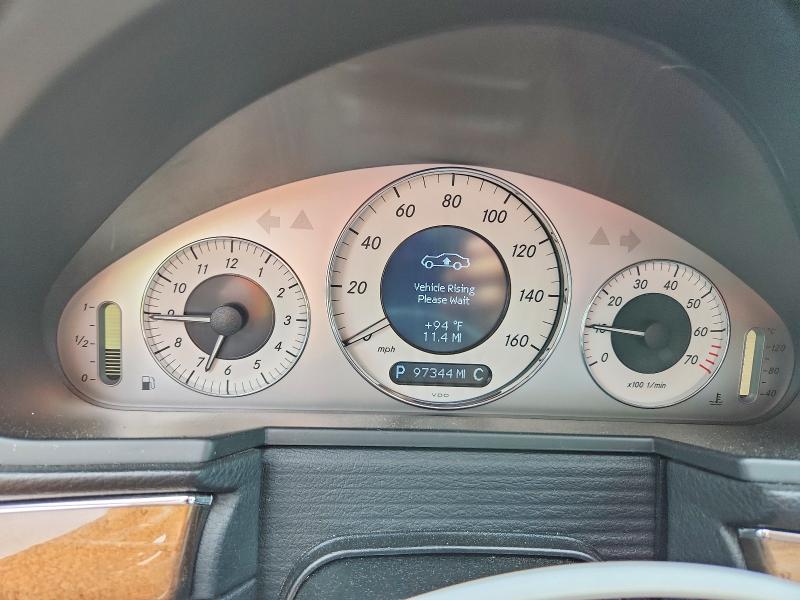 2009 Mercedes-benz E-klasse VIN WDBUF90X79B393173 COPART salvage auction — FRONT END, Nc - Salvage Certificate Of Title, sold $1,900 on 2026-07-25 (photo 9)