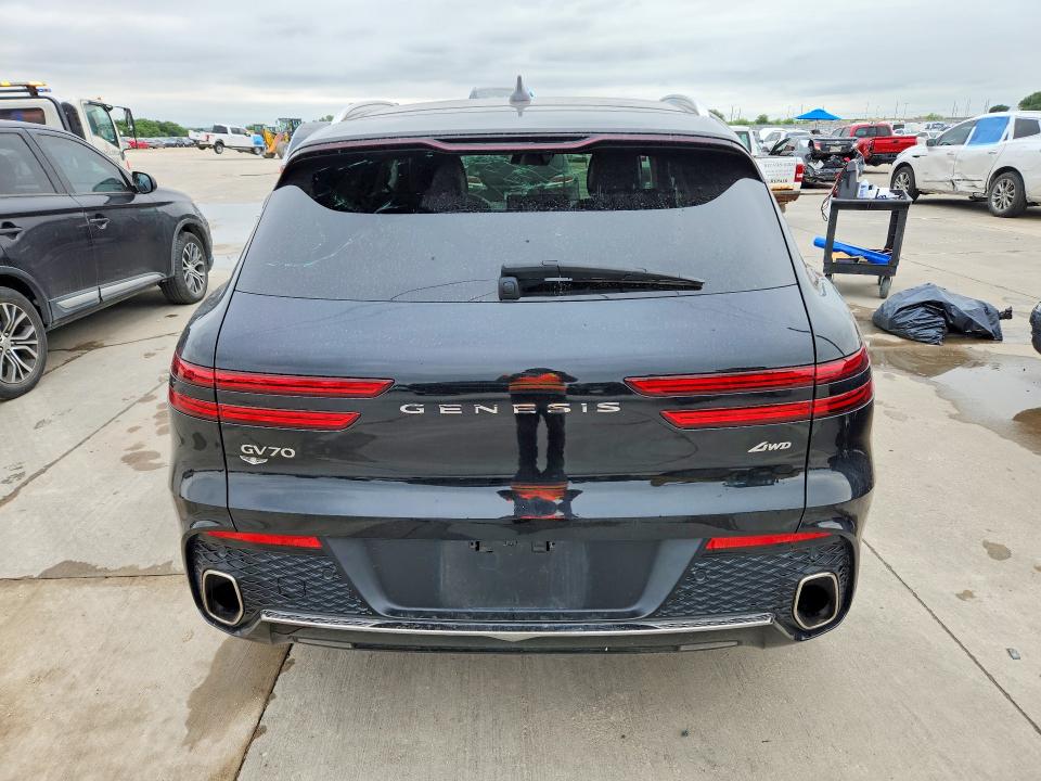 2025 Genesis VIN KMUMADTB7SU197325 COPART salvage auction — HAIL, Id - Salvage Certificate Of Title, sold $7,800 on 2026-08-03 (photo 6)
