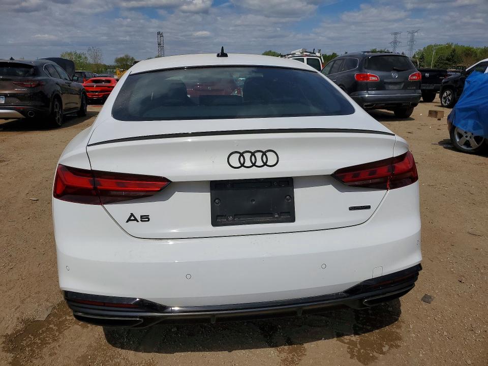 2024 Audi A5 VIN WAUFACF52RA031928 COPART salvage auction — FRONT END, Il - Salvage Certificate, sold $250 on 2026-07-28 (photo 6)