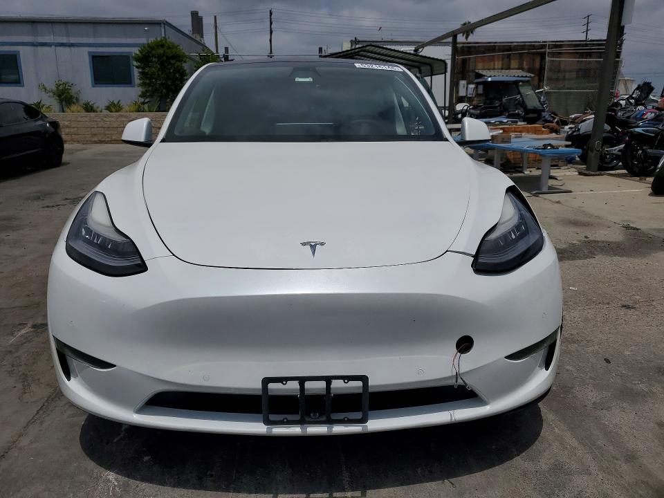 2020 Tesla Model y VIN 5YJYGDEE0LF031894 COPART salvage auction — FRONT END, Ca - Salvage Certificate, sold $8,500 on 2026-07-08 (photo 5)