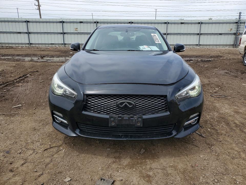 2014 Infiniti VIN JN1BV7AR7EM690025 COPART salvage auction — REAR END, Il - Salvage Certificate, sold $4,150 on 2026-07-07 (photo 5)