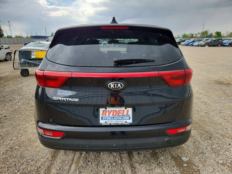 2019 Kia Sportage VIN KNDPMCAC4K7562541 COPART salvage auction — HAIL, Ia - Cert Of Title-Salvage Title, sold $80 on 2026-07-29 (photo 6)