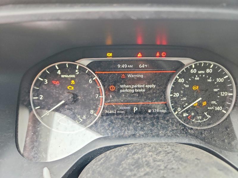 2021 Nissan Rogue VIN JN8AT3BA4MW003574 COPART salvage auction — FRONT END, TX - CERTIFICATE OF TITLE, sold $3,950 on 2026-07-23 (photo 9)
