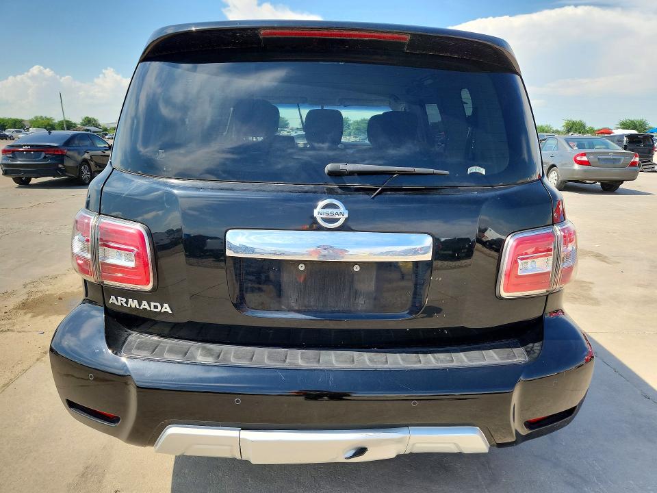 2017 Nissan Armada VIN JN8AY2ND4H9007906 COPART salvage auction — FRONT END, TX - CERTIFICATE OF TITLE, sold $2,200 on 2026-07-16 (photo 6)