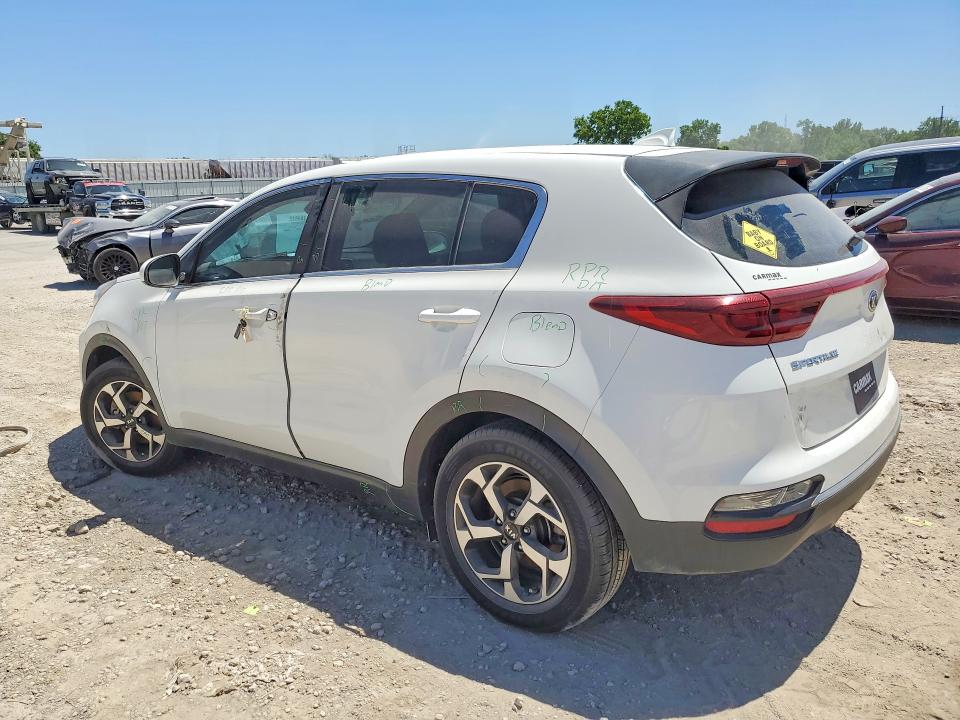 2020 Kia Sportage VIN KNDPM3AC3L7725651 COPART salvage auction — VANDALISM, Ks - Cert Of Title-Salvage, sold $4,800 on 2026-07-16 (photo 2)