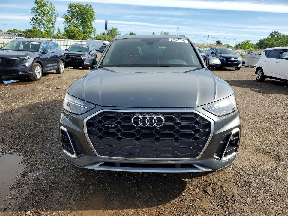 2022 Audi Q5 VIN WA1GAAFY1N2068912 COPART salvage auction — HAIL, Oh - Cert Of Title-Salvage, sold $14,600 on 2026-07-20 (photo 5)