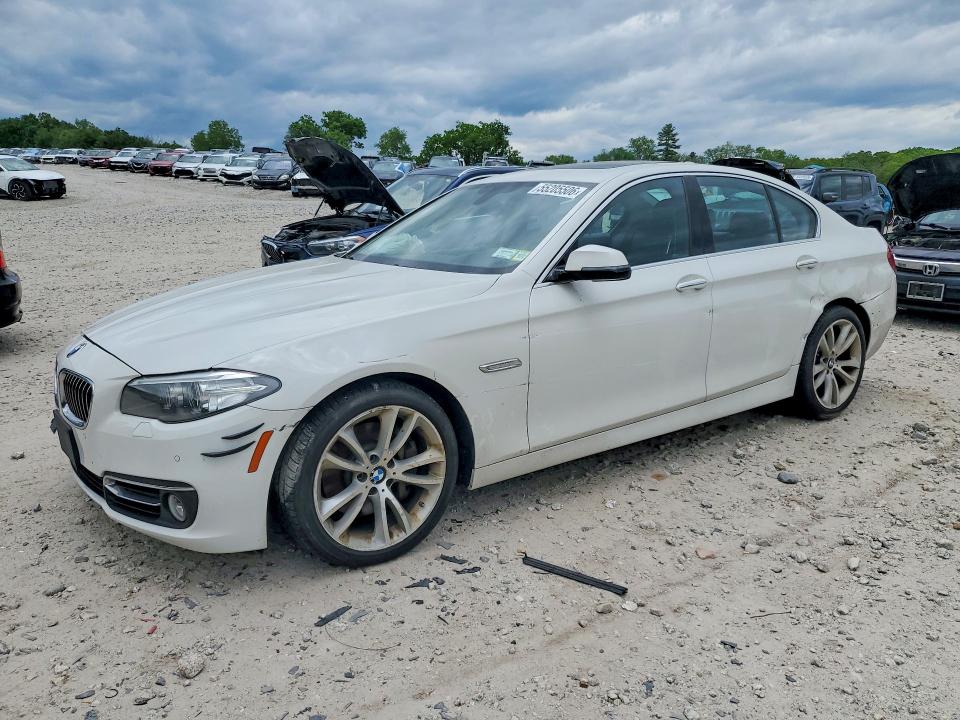 2016 BMW 5er VIN WBA5B3C52GG254736 COPART salvage auction — FRONT END, Ny - Mv-907A Salvage Certificate, sold $1,450 on 2026-07-15 (photo 1)