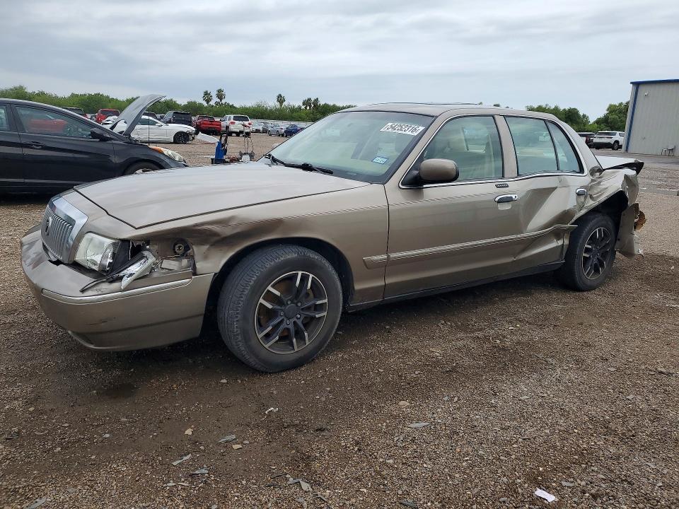 2006 Mercury Grand marquis VIN 2MHFM75V76X630587 COPART salvage auction — ALL OVER, TX - SALVAGE VEHICLE TITLE (P), sold $525 on 2026-08-05 (photo 1)