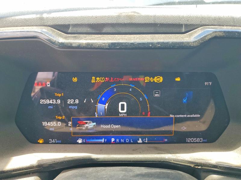 2024 Chevrolet Colorado VIN 1GCPSCEK1R1115380 COPART salvage auction — FRONT END, Tx - Salvage Vehicle Title, sold $6,700 on 2026-07-24 (photo 9)