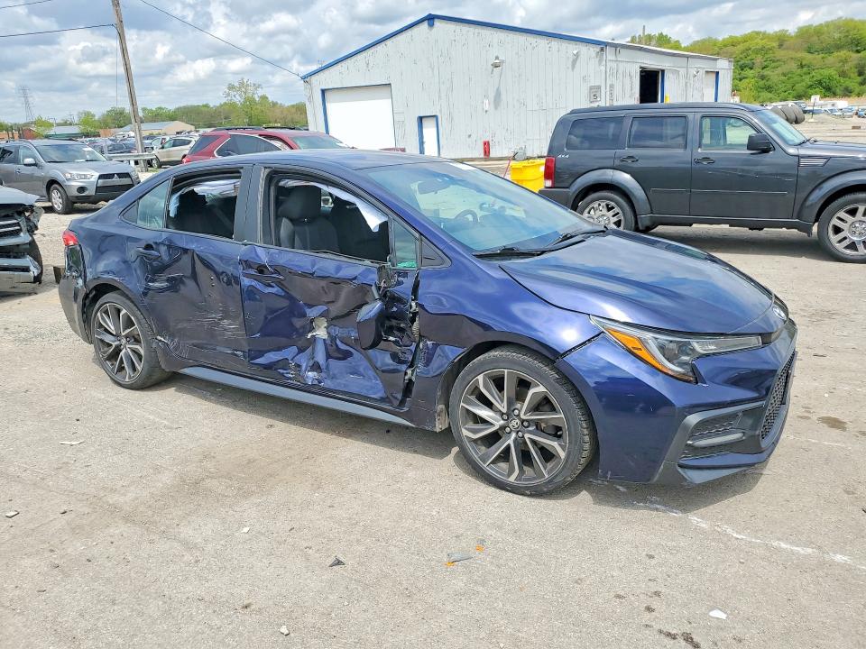 2020 Toyota VIN 5YFS4RCE0LP007498 COPART salvage auction — SIDE, Il - Salvage Certificate, sold $2,900 on 2026-07-15 (photo 4)