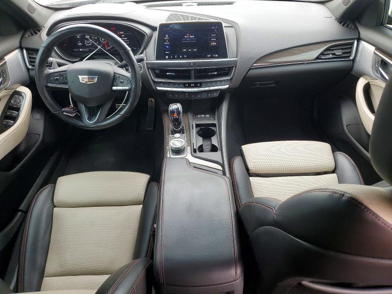 2022 Cadillac Ct5 VIN 1G6DP5RK6N0128302 COPART salvage auction — FRONT END, Tx - Salvage Vehicle Title, sold $12,100 on 2026-07-23 (photo 8)