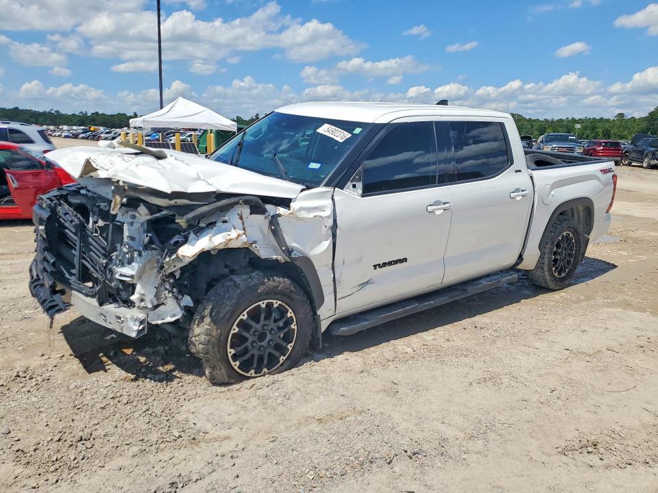2023 Toyota Tundra VIN 5TFLA5AB6PX025722 COPART salvage auction — FRONT END, TX - SALVAGE VEHICLE TITLE, sold $12,500 on 2026-08-21 (photo 1)