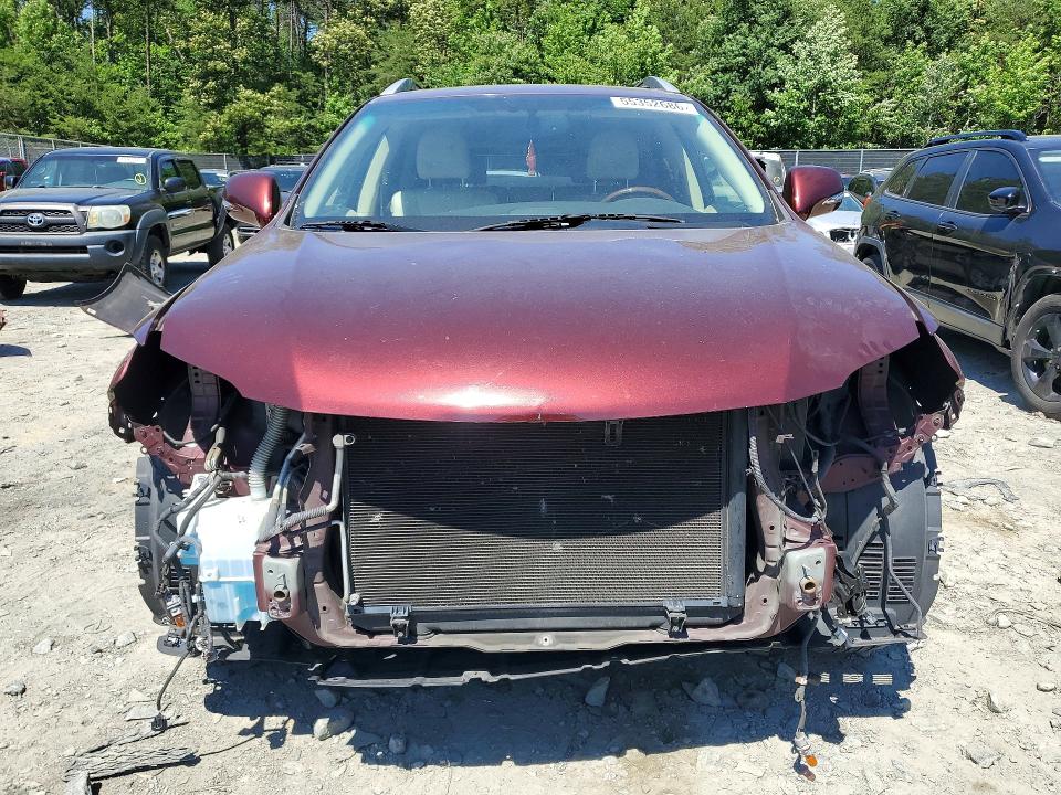 2014 Lexus Rx VIN JTJBK1BA2E2461255 COPART salvage auction — FRONT END, Md - Cert Of Salvage > 75% Damage, sold $4,600 on 2026-07-24 (photo 5)