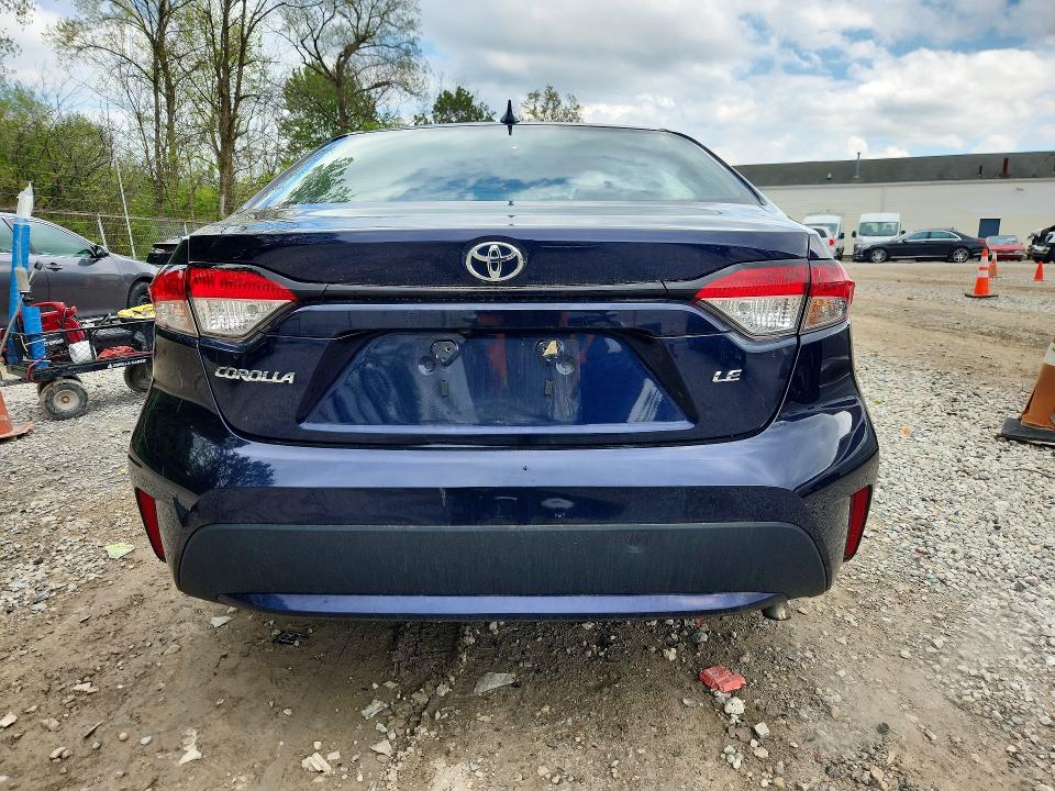 2022 Toyota Corolla VIN 5YFEPMAE0NP335193 COPART salvage auction — FRONT END, Oh - Cert Of Title-Salvage, sold $4,450 on 2026-07-08 (photo 6)