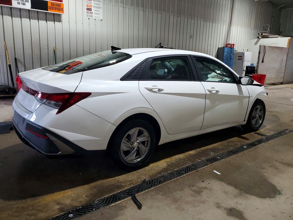 2024 Hyundai Elantra VIN KMHLL4DG8RU654877 COPART salvage auction — FRONT END, PA - CERTIFICATE OF SALVAGE, sold $3,250 on 2026-07-27 (photo 3)