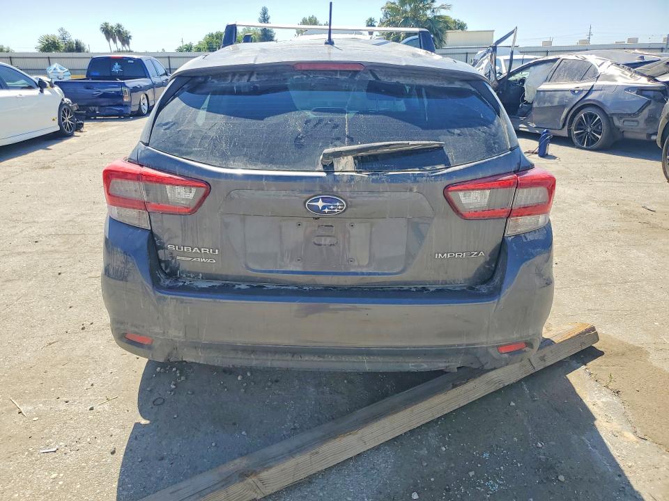 2023 Subaru Impreza VIN 4S3GTAB66P3701728 COPART salvage auction — ROLLOVER, Ca - Salvage Certificate, sold $650 on 2026-07-17 (photo 6)