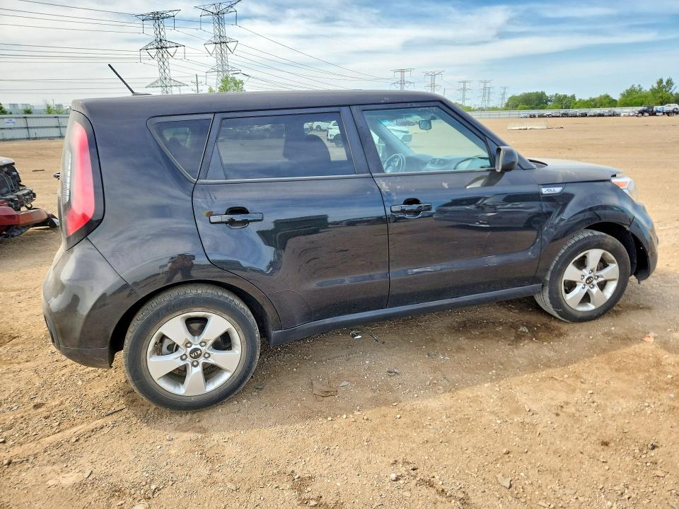 2017 Kia Soul VIN KNDJN2A25H7466771 COPART salvage auction — FRONT END, Il - Salvage Certificate, sold $725 on 2026-07-09 (photo 3)