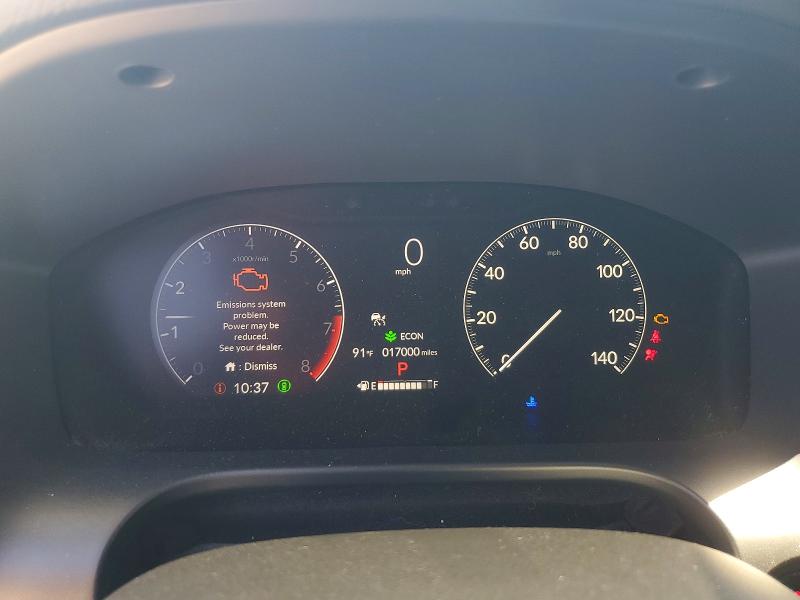 2025 Honda Hr-v VIN 3CZRZ1H73SM752564 COPART salvage auction — FRONT END, Sc - Cert Of Title-Salvage, sold $8,200 on 2026-07-29 (photo 9)