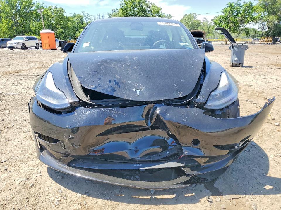 2022 Tesla Model 3 VIN 5YJ3E1EB3NF191629 COPART salvage auction — FRONT END, Md - Cert Of Salvage > 75% Damage, sold $5,200 on 2026-07-09 (photo 5)