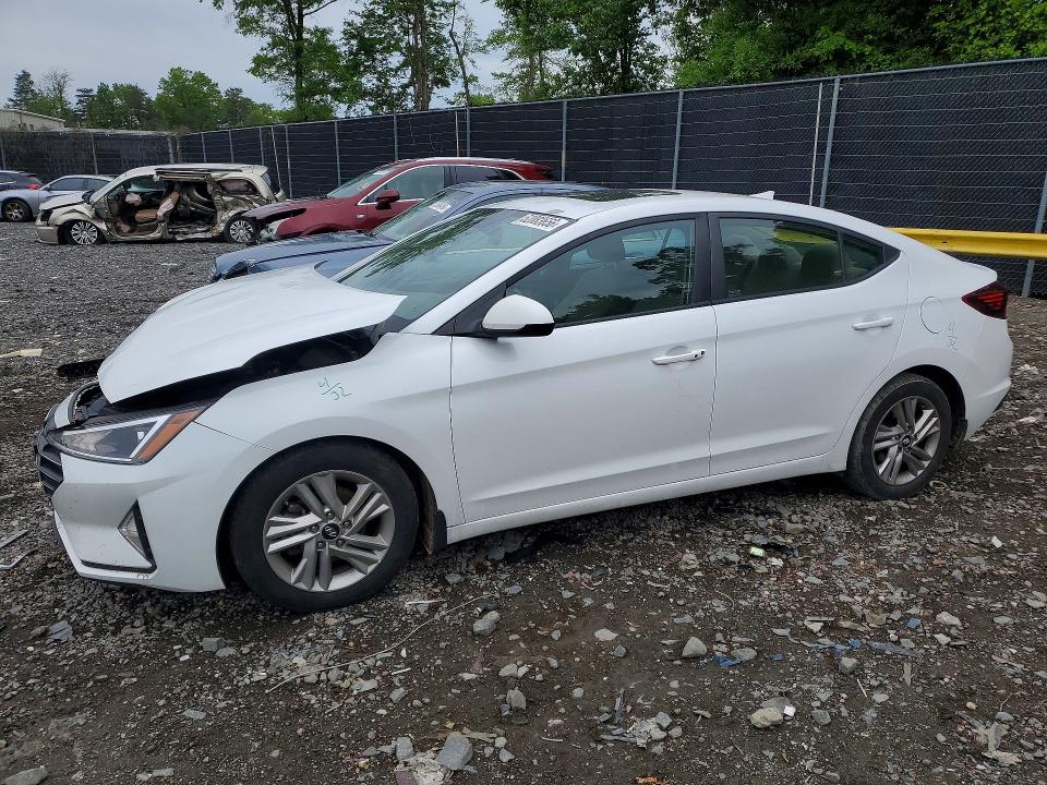 2020 Hyundai Elantra VIN 5NPD84LF4LH506181 COPART salvage auction — FRONT END, Md - Cert Of Salvage > 75% Damage, sold $2,500 on 2026-07-02 (photo 1)