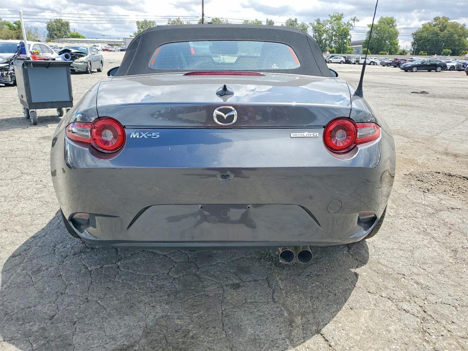 2024 Mazda Mx-5 VIN JM1NDAD76R0609050 COPART salvage auction — FRONT END, Ca - Salvage Certificate, sold $4,750 on 2026-07-02 (photo 6)