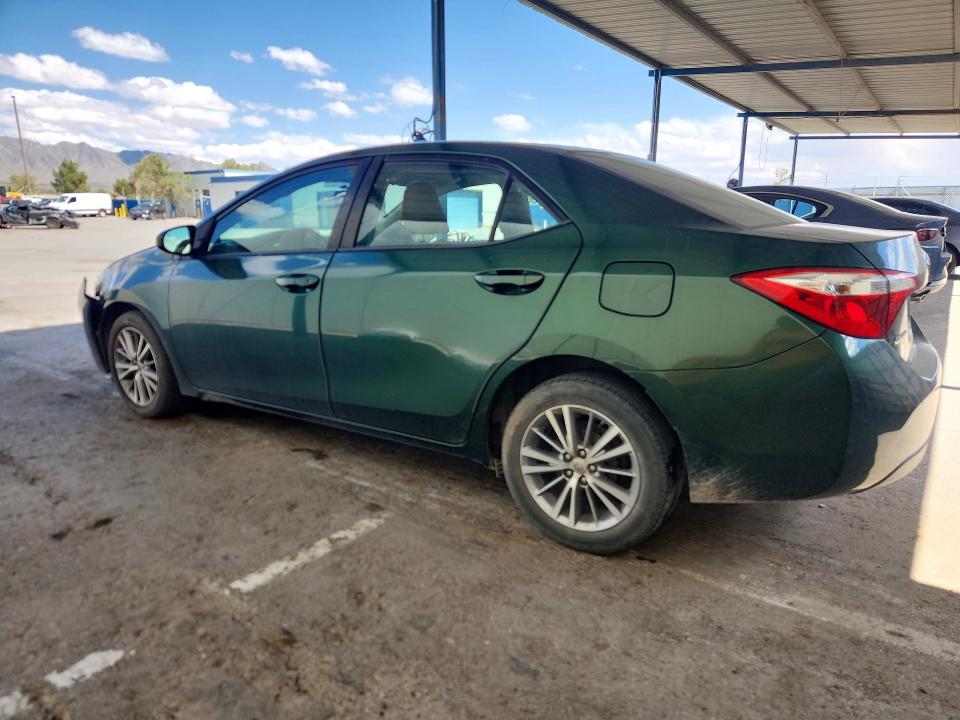 2014 Toyota Corolla VIN 5YFBURHE8EP162618 COPART salvage auction — FRONT END, Nm - Cert Of Title-Salvage, sold $300 on 2026-07-24 (photo 2)
