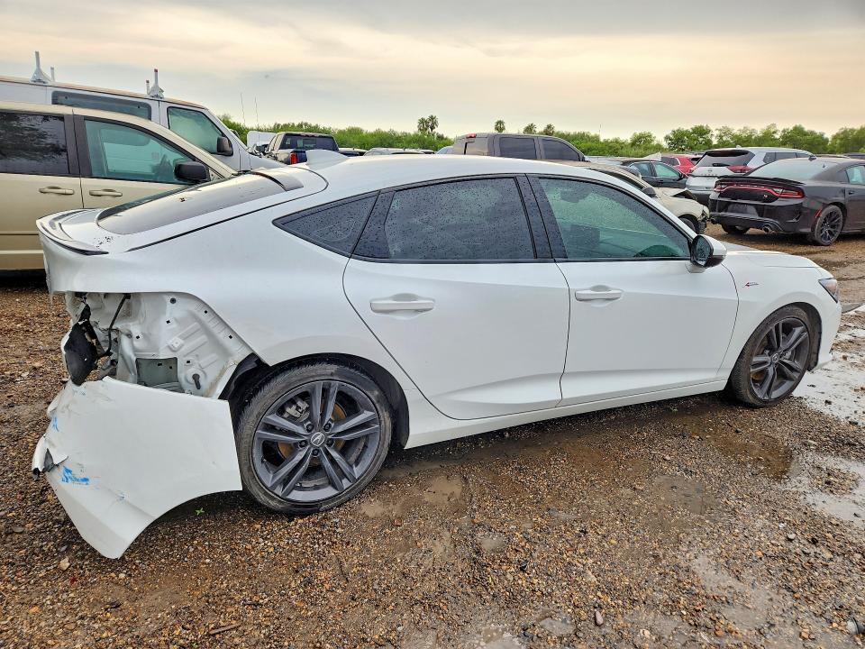 2024 Acura Integra VIN 19UDE4H63RA025146 COPART salvage auction — REAR END, Tx - Salvage Vehicle Title, sold $12,100 on 2026-07-15 (photo 3)