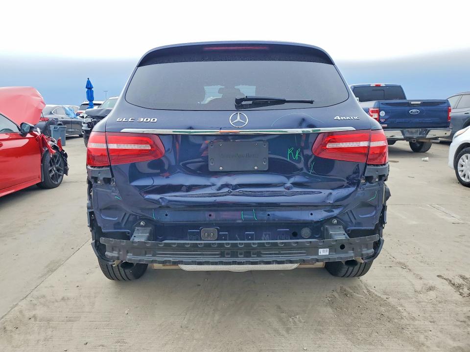 2018 Mercedes-benz Glc VIN WDC0G4KB5JV094683 COPART salvage auction — REAR END, Tx - Salvage Vehicle Title, sold $8,600 on 2026-07-09 (photo 6)