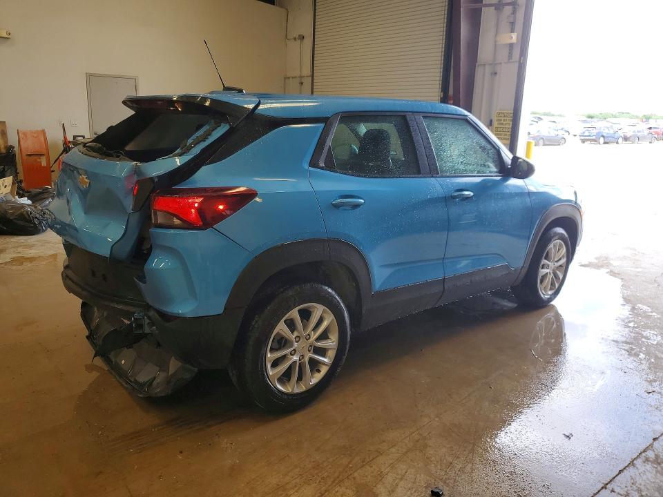 2026 Chevrolet Trailblazer VIN KL79MNSLXTB099917 COPART salvage auction — REAR END, Tx - Salvage Vehicle Title, sold $5,000 on 2026-07-07 (photo 3)