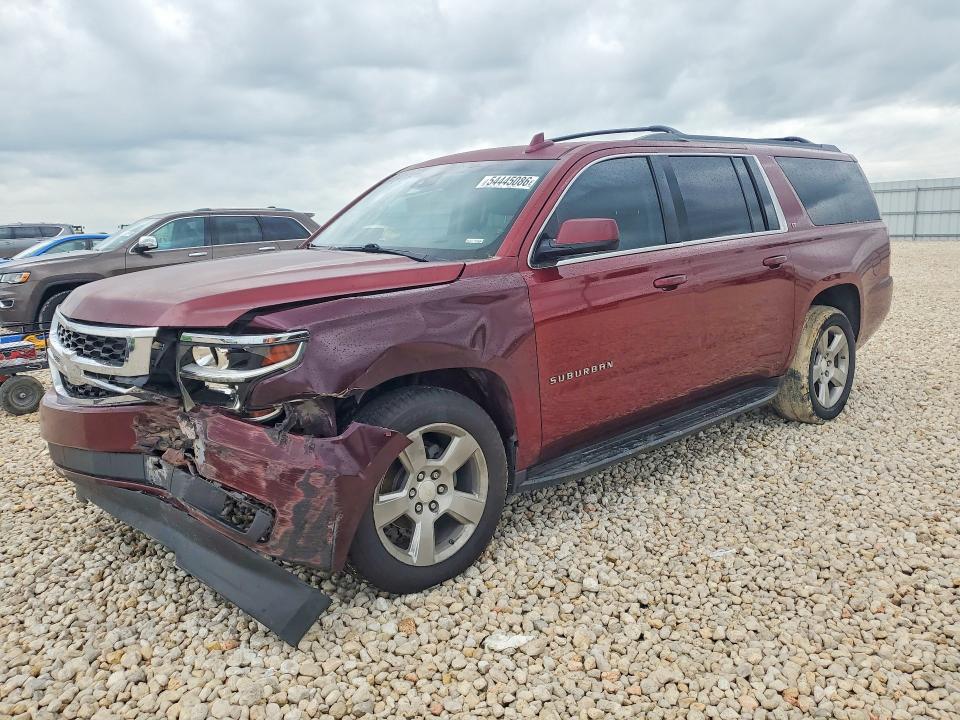 2017 Chevrolet Suburban VIN 1GNSCHKC3HR394050 COPART salvage auction — FRONT END, TX - SALVAGE VEHICLE TITLE (P), sold $2,050 on 2026-07-02 (photo 1)