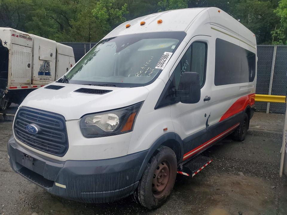 2017 Ford Transit VIN 1FTBW2XM0HKB38830 — COPART salvage auction photo