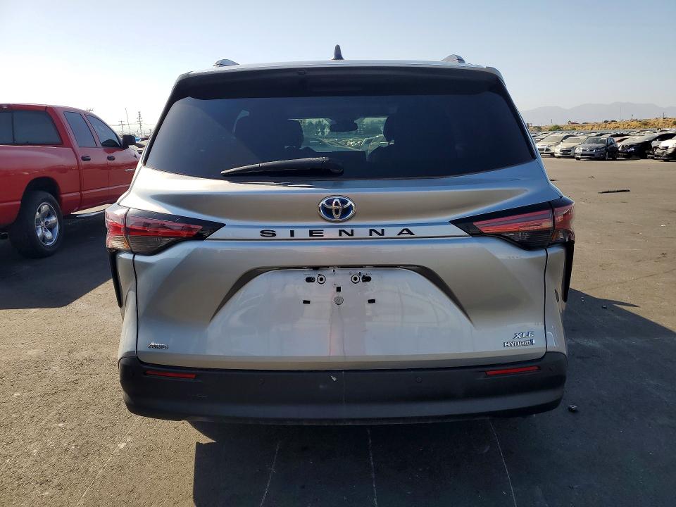 2022 Toyota Sienna VIN 5TDJSKFC9NS044854 COPART salvage auction — FRONT END, Az - Dis/Dlr/Exp Only Salvage Title, sold $7,900 on 2026-07-20 (photo 6)