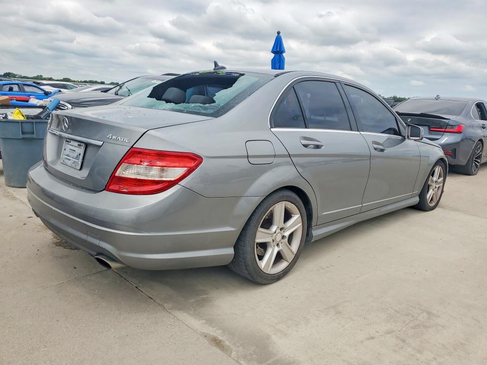 2011 Mercedes-benz C class VIN WDDGF8BB6BR170250 COPART salvage auction — HAIL, TX - CERTIFICATE OF TITLE, sold $825 on 2026-07-23 (photo 3)