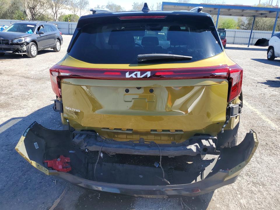 2024 Kia Seltos VIN KNDEU2AA8R7652768 COPART salvage auction — SIDE, Nv - Salvage Title, sold $4,350 on 2026-07-16 (photo 6)