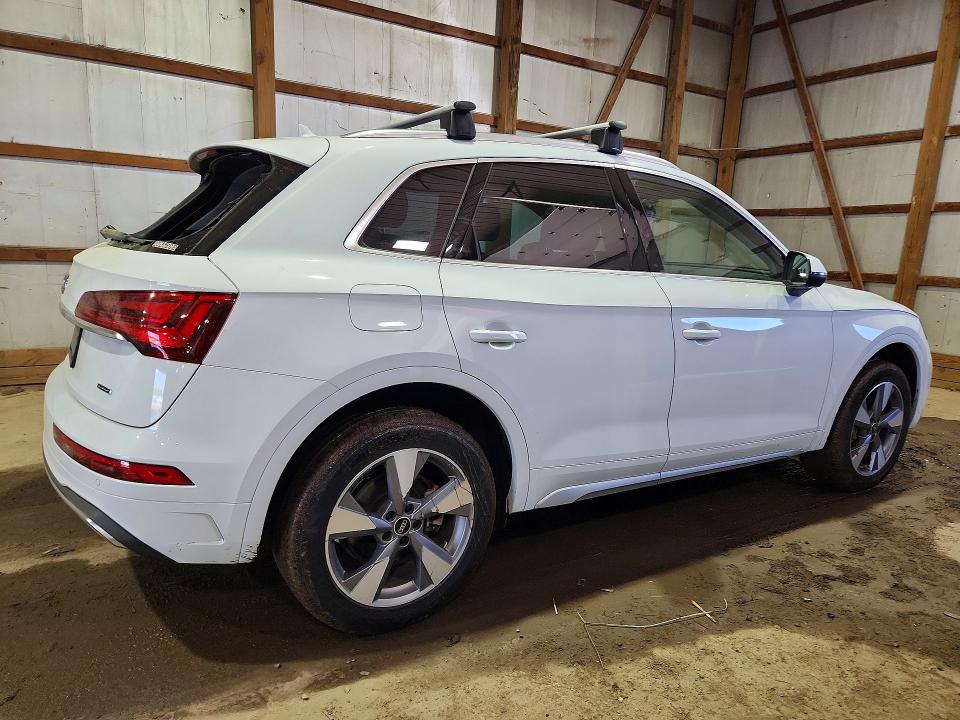 2023 Audi Q5 VIN WA1BBAFY6P2131030 COPART salvage auction — HAIL, OH - CERT OF TITLE-SALVAGE, sold $4,100 on 2026-07-27 (photo 3)