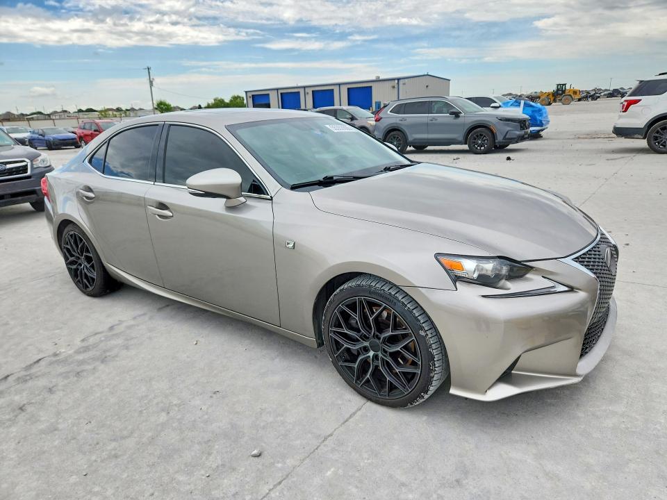 2016 Lexus Is VIN JTHBE1D2XG5026399 COPART salvage auction — WATER/FLOOD, Tx - Salvage Title-Flood Damage, sold $5,200 on 2026-07-17 (photo 4)