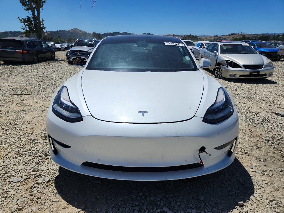 2020 Tesla Model 3 VIN 5YJ3E1EA8LF803991 COPART salvage auction — REAR END, Ca - Salvage Certificate, sold $4,150 on 2026-07-02 (photo 5)