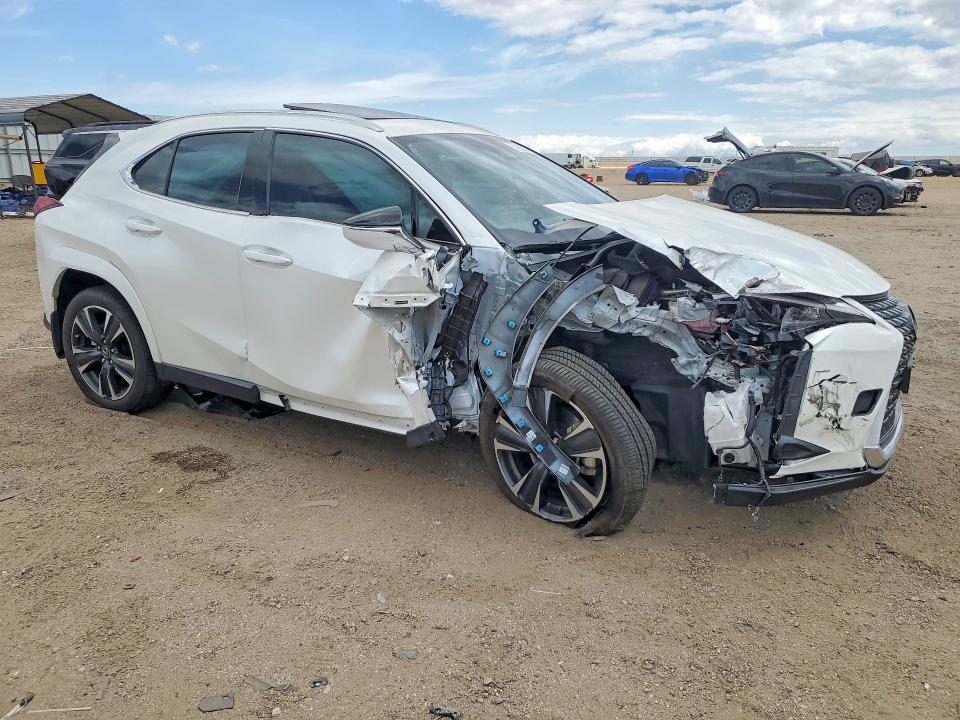 2025 Lexus Ux VIN JTHYBJAH0S2018916 COPART salvage auction — FRONT END, Ca - Salvage Certificate, sold $7,200 on 2026-07-20 (photo 4)