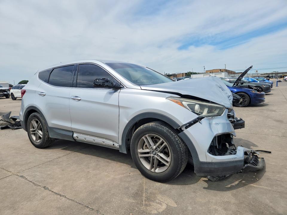 2018 Hyundai VIN 5XYZT3LB7JG560056 COPART salvage auction — FRONT END, Tx - Salvage Vehicle Title, sold $1,700 on 2026-07-02 (photo 4)