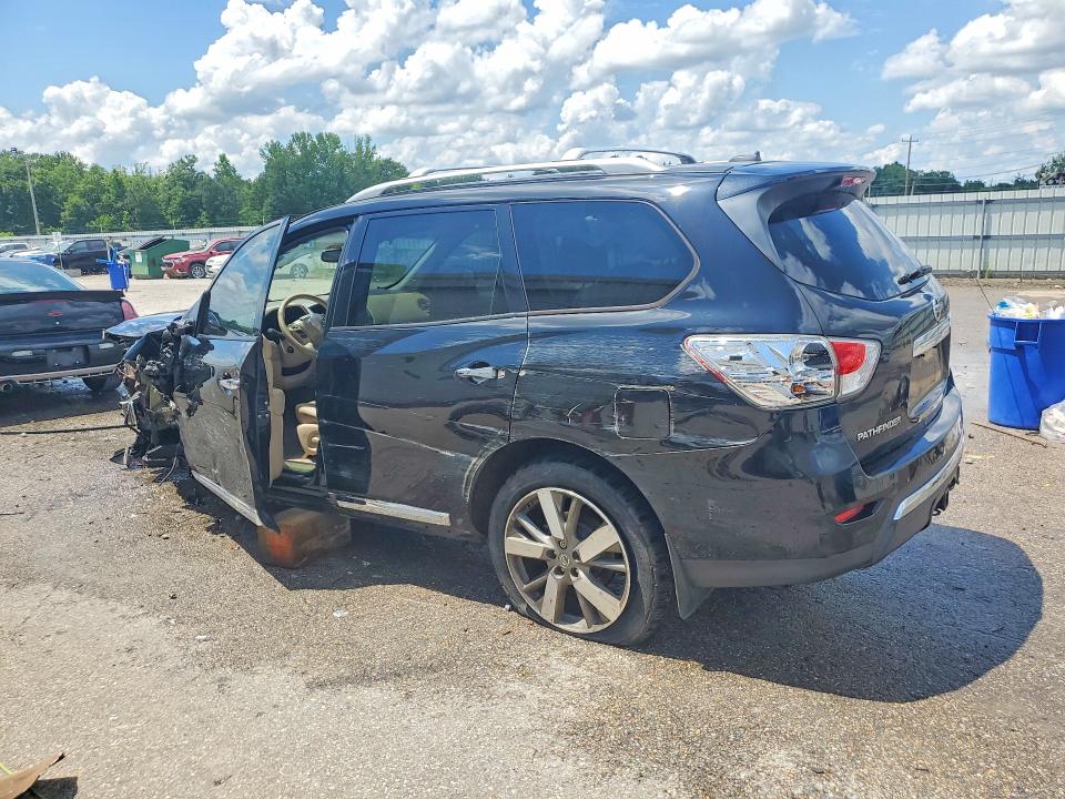 2015 Nissan Pathfinder VIN 5N1AR2MN9FC602653 COPART salvage auction — FRONT END, Al - Cert Of Title-Salvage Title, sold $775 on 2026-07-09 (photo 2)