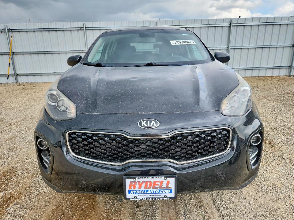 2019 Kia Sportage VIN KNDPMCAC4K7562541 COPART salvage auction — HAIL, Ia - Cert Of Title-Salvage Title, sold $80 on 2026-07-29 (photo 5)