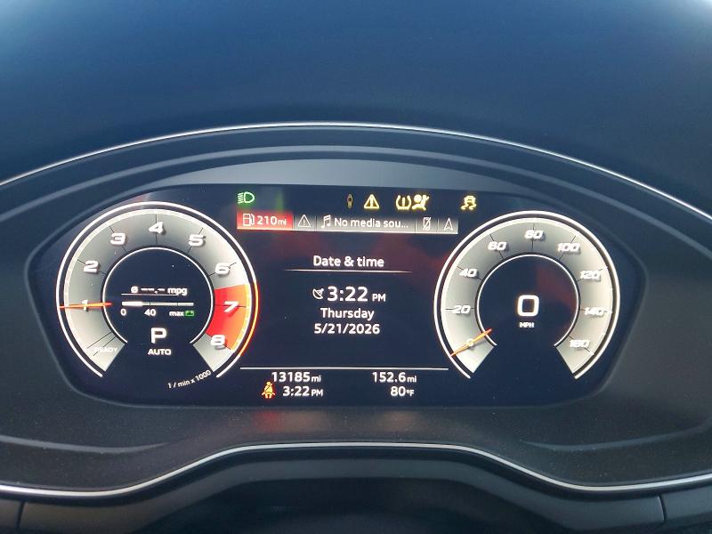 2024 Audi Rs4 VIN WAUB4AF40RA040211 COPART salvage auction — FRONT END, Ca - Salvage Certificate, sold $6,800 on 2026-07-21 (photo 9)