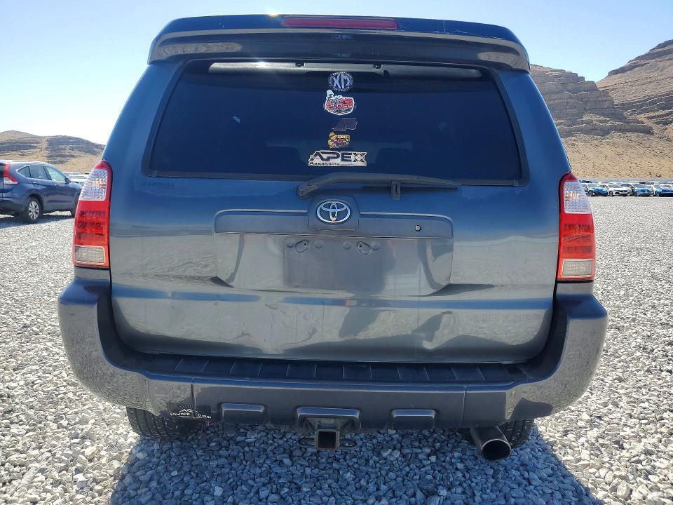 2006 Toyota 4runner VIN JTEBU14R860100556 COPART salvage auction — FRONT END, Nv - Salvage Title, sold $3,300 on 2026-07-20 (photo 6)