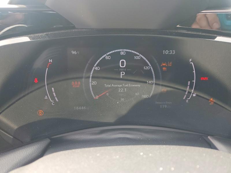 2023 Lexus Nx 350 VIN 2T2KGCEZ2PC027578 COPART salvage auction — FRONT END, TX - SALVAGE VEHICLE TITLE, sold $21,100 on 2026-07-02 (photo 9)
