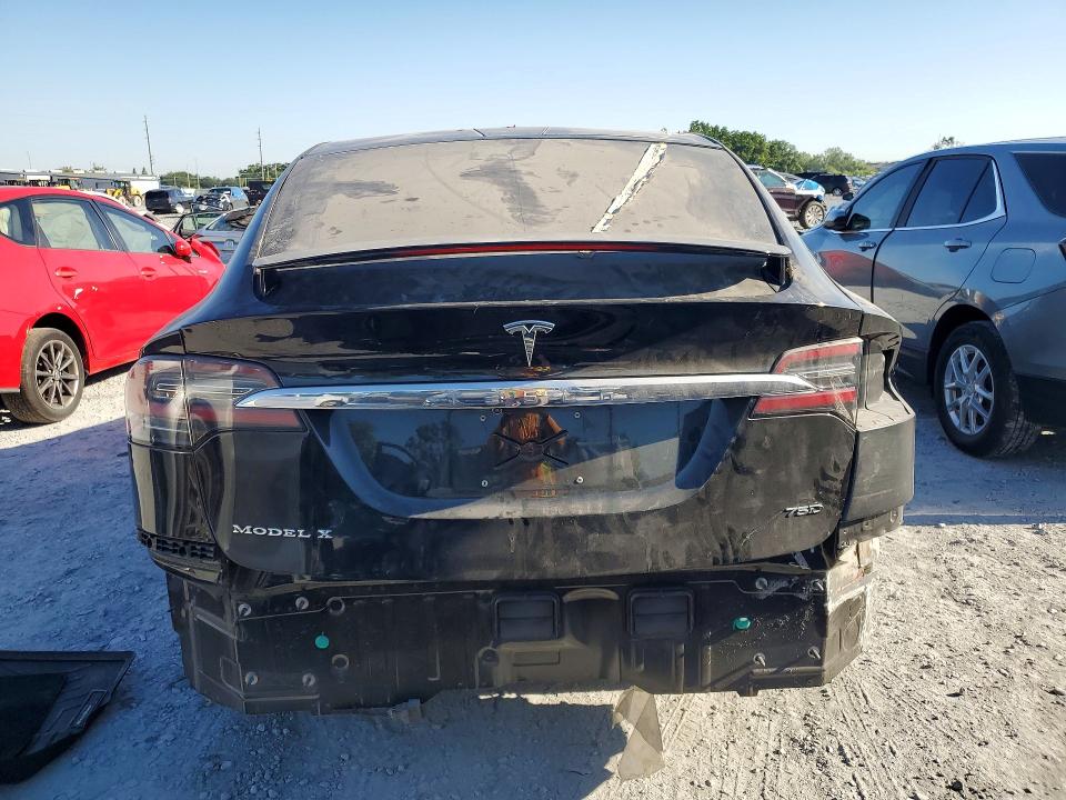 2016 Tesla Model x VIN 5YJXCDE21GF026707 COPART salvage auction — REAR END, Fl - Cert Of Title Slvg Rebuildable, sold $4,800 on 2026-07-10 (photo 6)
