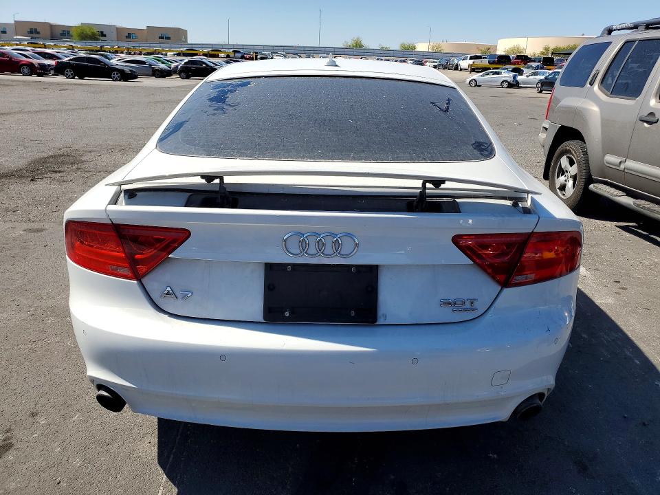 2014 Audi A7 VIN WAUWGAFC4EN067236 COPART salvage auction — FRONT END, NV - SALVAGE TITLE, sold $2,200 on 2026-07-29 (photo 6)